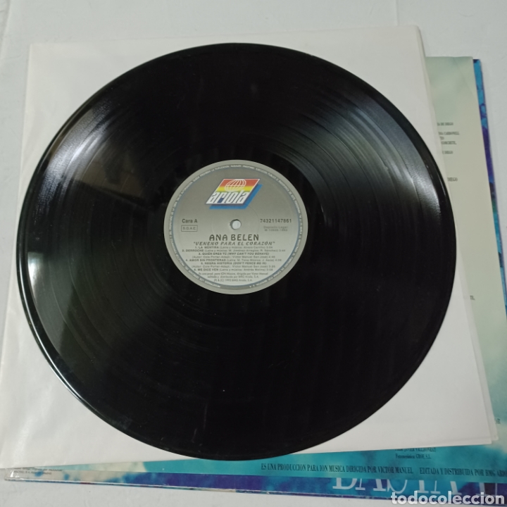 Discos de vinilo: ANA BELEN - VENENO PARA EL CORAZON - Foto 6