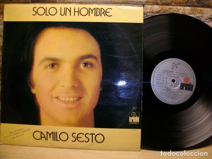 Discos de vinilo: Camilo Sesto &ndash; S&oacute;lo Un Hombre LP - Foto 1