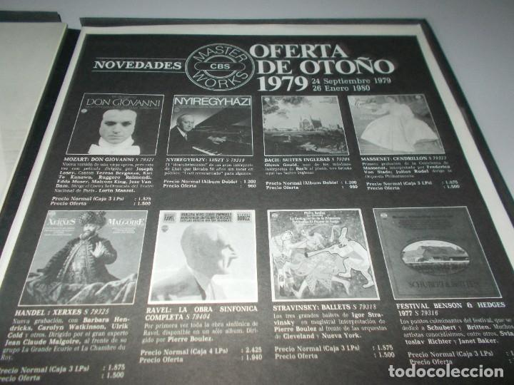 Discos de vinilo: CENDRILLON Jules Massanet Caja con 3 Lps - Foto 4