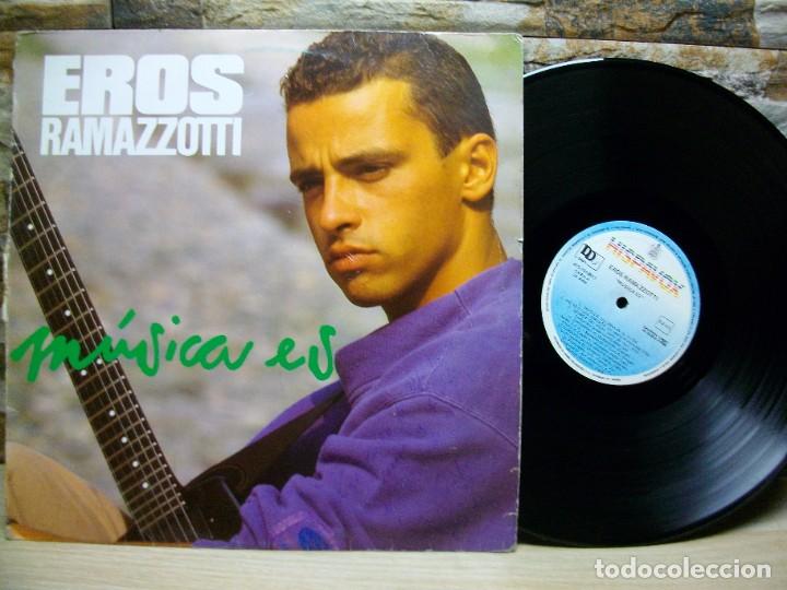 Discos de vinilo: Eros Ramazzotti &ndash; M&uacute;sica Es LP - Foto 1