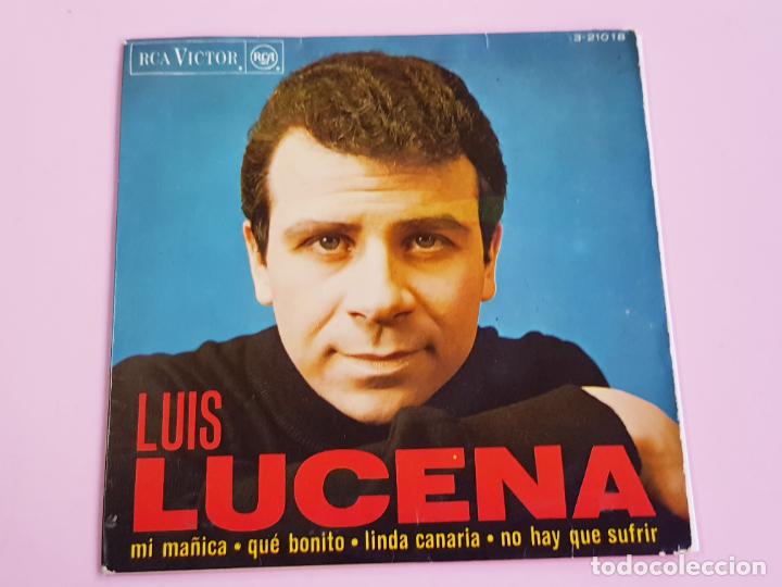 Discos de vinilo: DISCO-SINGLE-VINILO-LU&Iacute;S LUCENA-BUEN ESTADO GENERAL - Foto 3