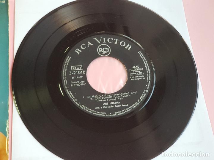 Discos de vinilo: DISCO-SINGLE-VINILO-LU&Iacute;S LUCENA-BUEN ESTADO GENERAL - Foto 7