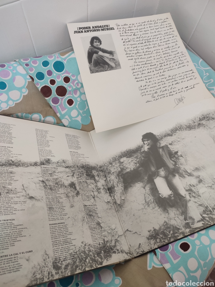 Discos de vinilo: Poder andaluz Juan Antonio Muriel LP Disco vinilo - Foto 4