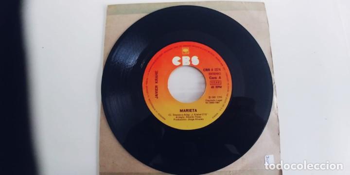 Discos de vinilo: JAVIER KRAHE-SINGLE MARIETA-SIN FUNDA - Foto 1
