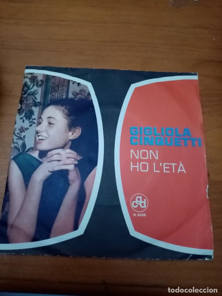 Discos de vinilo: GIGLIOLA CINQUETTI NON HO L&Eacute;TA . MRV - Foto 1