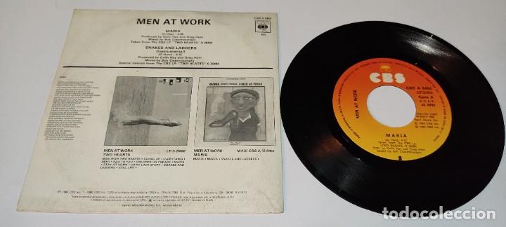 Discos de vinilo: Men At Work - Maria (7&rdquo;, Single) - Foto 2