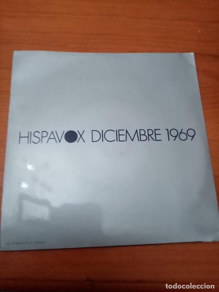 Discos de vinilo: HISPAVOX DICIEMBRE 1969. MRV - Foto 2