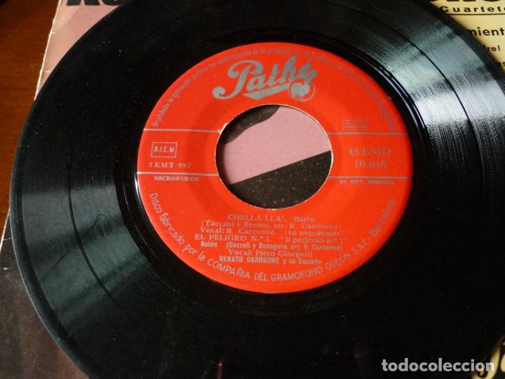 Discos de vinilo: DISCO SINGLE DE RENATO CAROSONE Y SU SEXTETO - Foto 3