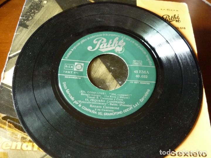 Discos de vinilo: DISCO SINGLE DE RENATO CAROSONE Y SU CUARTETO - Foto 3