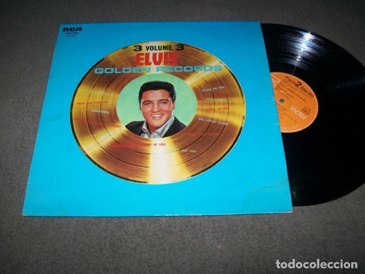 ELVIS PRESLEY - ELVIS GOLDEN RECORDS - VOLUME 3 - LP DE EDICION FRANCIA - RCA (Música - Discos de Vinilo - Maxi Singles - Rock & Roll)