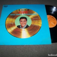 Discos de vinil: ELVIS PRESLEY - ELVIS GOLDEN RECORDS - VOLUME 3 - LP DE EDICION FRANCIA - RCA. Lote 300280838