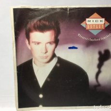 Discos de vinilo: RICK ASTLEY - WHENEVER YOU NEED SOMEBODY / JUST GOOD FRIENDS