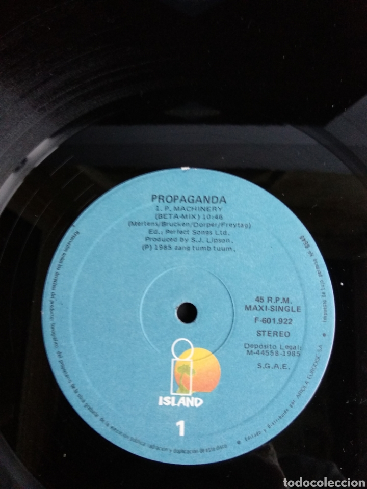 Discos de vinilo: *PROPAGANDA, MACHINERY, ARIOLA, 1983. A1 - Foto 3