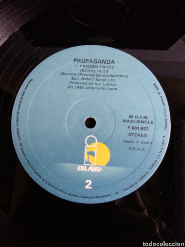 Discos de vinilo: *PROPAGANDA, MACHINERY, ARIOLA, 1983. A1 - Foto 4
