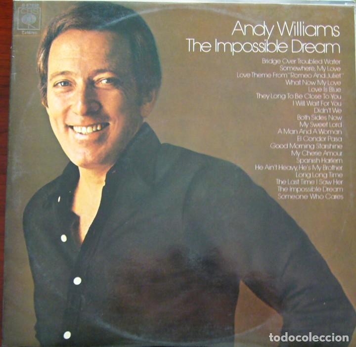Discos de vinilo: ANDY WILLIAMS - THE IMPOSSIBLE DREAM (2 LP) - Foto 1