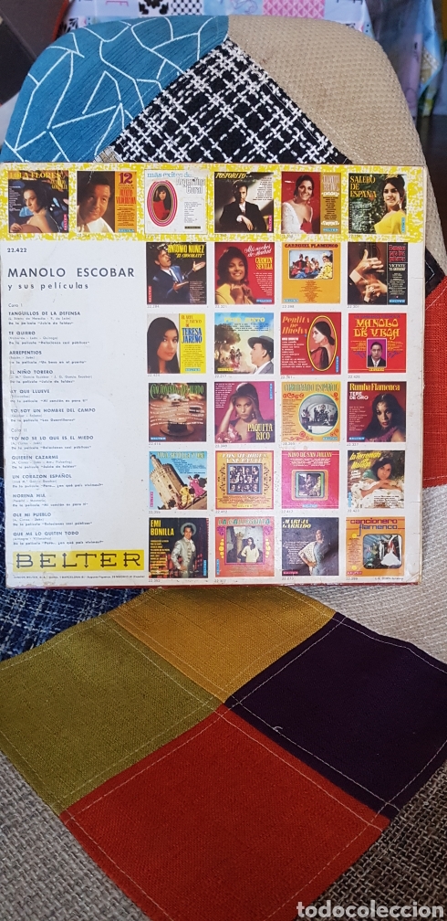 Discos de vinilo: Vinilo MANOLO ESCOBAR Y SUS PEL&Iacute;CULAS - Foto 3