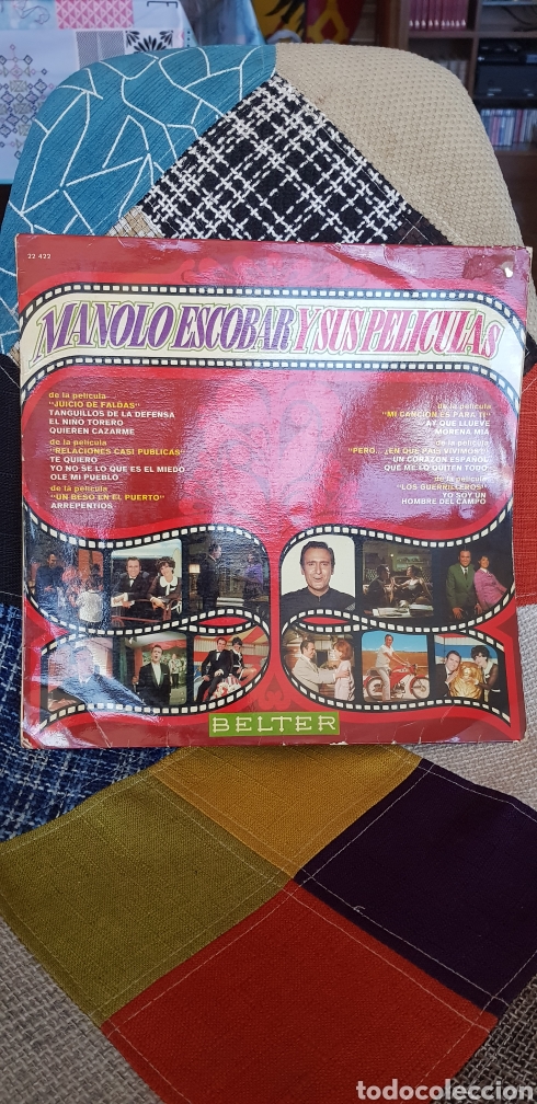 Discos de vinilo: Vinilo MANOLO ESCOBAR Y SUS PEL&Iacute;CULAS - Foto 1