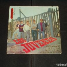 Discos de vinilo: JOVENES EP ADIOS, MI AMOR+3. Lote 300402313