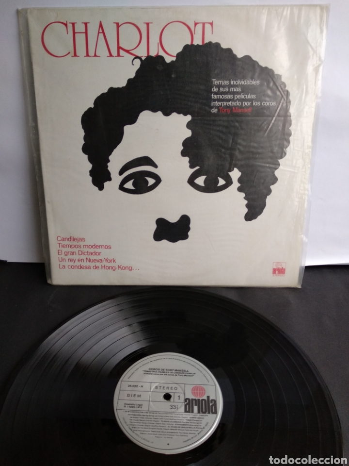 Discos de vinil: *COROS DE TONY MANSELL, CHARLOT, ARIOLA, 1978