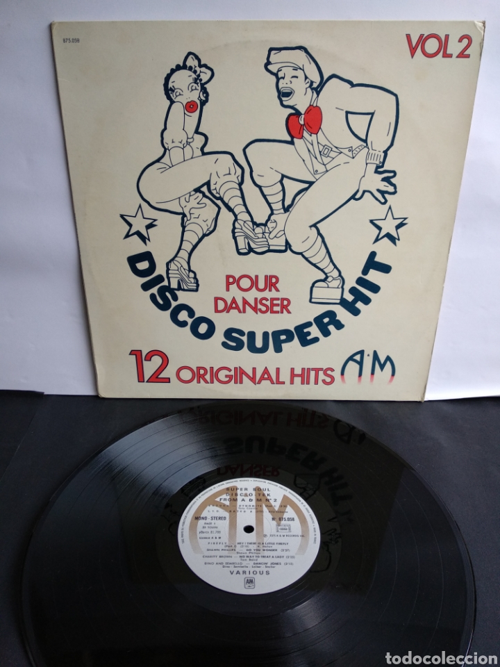 Discos de vinilo: *DISCO SUPER HIT POUR DANCER, A&M RECORDS, 1975 A3