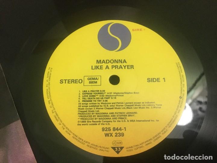 Discos de vinilo: Madonna like a prayer - Foto 3