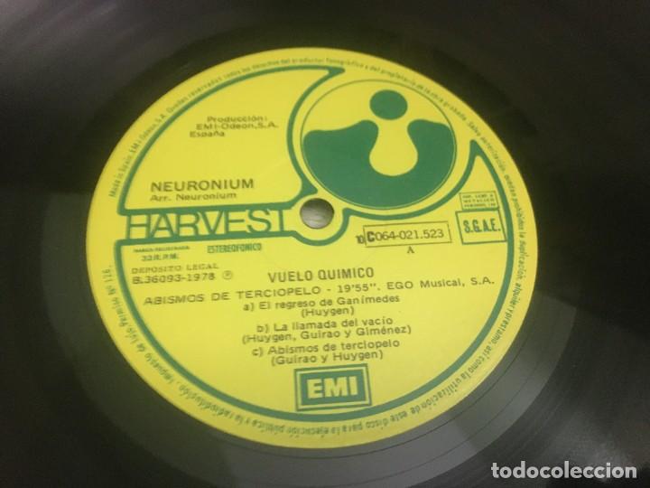 Discos de vinilo: Neuronium vuelo qu&iacute;mico - Foto 3