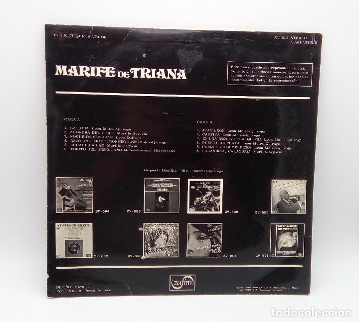 Discos de vinilo: LP Vinilo - Marif&eacute; de Triana - 1972 - Foto 2