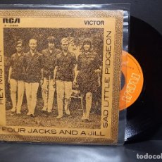 Discos de vinilo: FOUR JACKS AND JILL HEY MISTER SNGLE SPAIN 1969. Lote 300555973