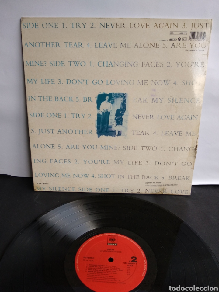 Discos de vinilo: *BROS, CHANGING FACES, CBS, 1991 A2 - Foto 2