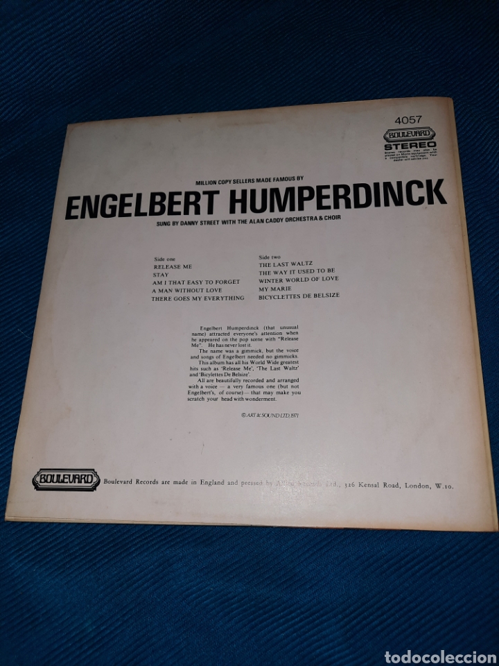 Discos de vinilo: LP ENGELBERT HUMPERDINK 1971 - Foto 2