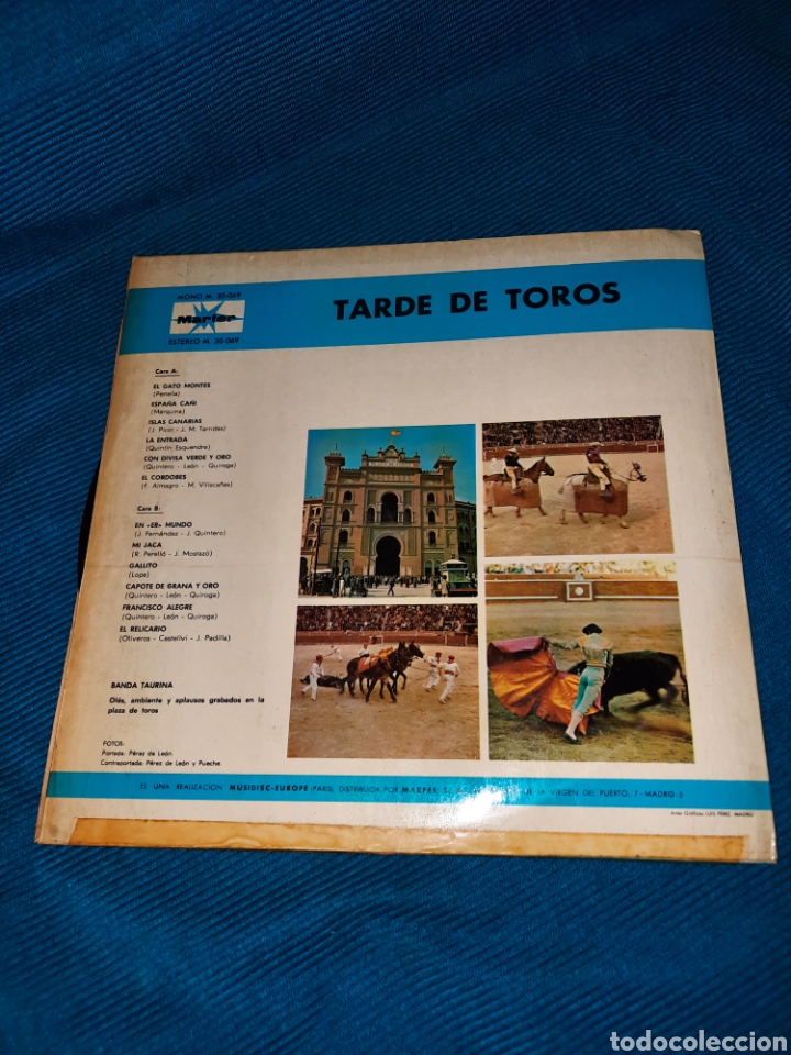 Discos de vinilo: LP TARDE DE TOROS - Foto 2