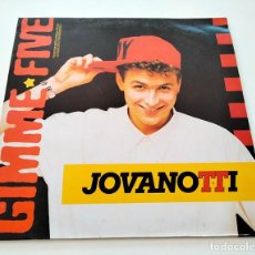 Discos de vinilo: VINILO MAXI-SINGLE JOVANOTTI. GIMME FIVE. 1988.. Lote 300590168