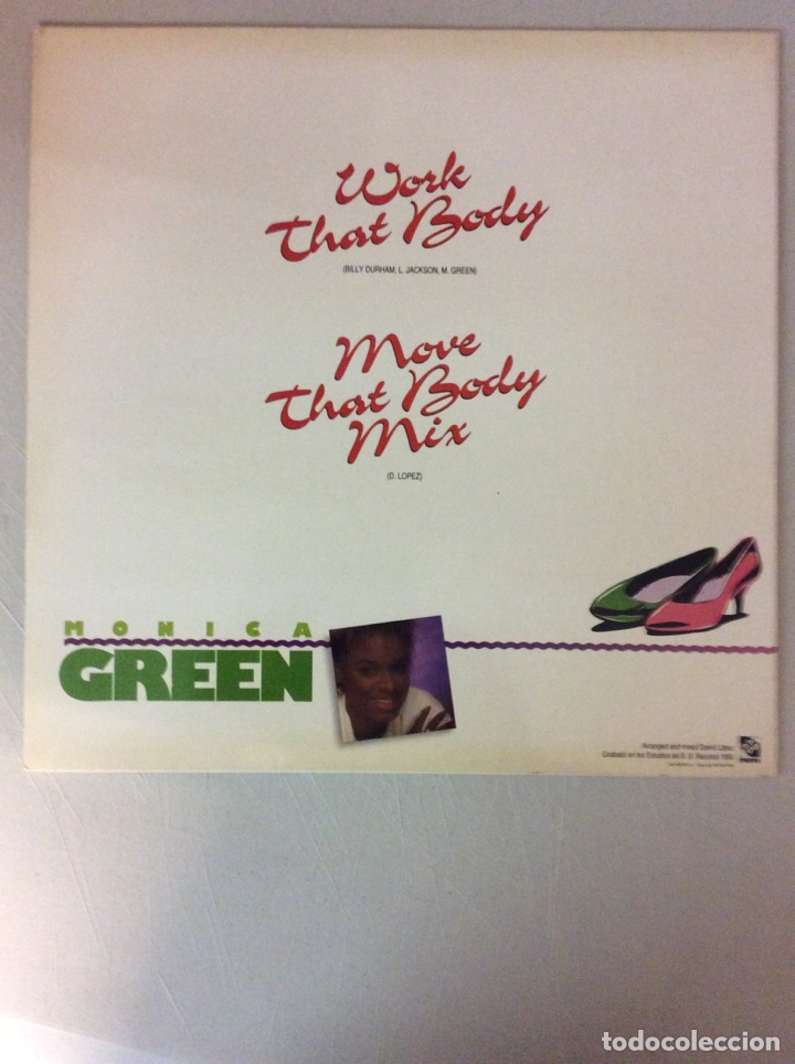 Discos de vinilo: Monica Green. Work that body - Foto 2