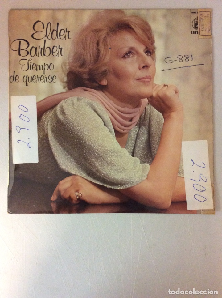 Discos de vinilo: Elder Barber. Tiempo de quererse. - Foto 1