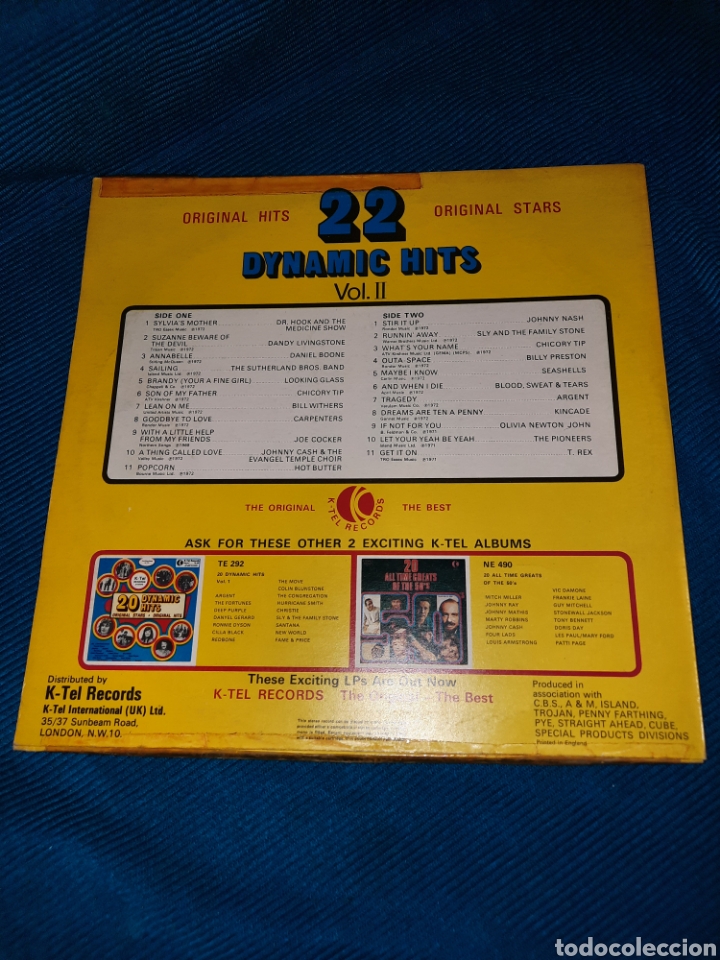 Discos de vinilo: LP 22 DYNAMIC HITS, VOL II. ENGLAND - Foto 2
