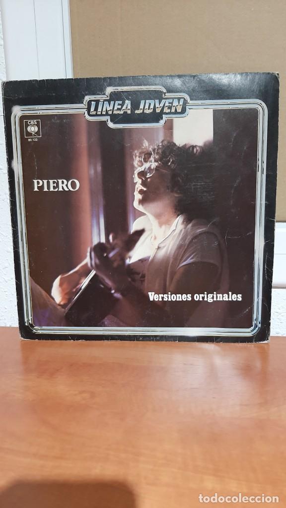 Vinyl records: LP ** `PIERO ** VERSIONES ORIGINALES ** COVER/ VERY GOOD+ / EXCELLENT * LP/ EXCELLENT * 1982