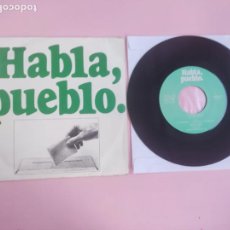Discos de vinilo: SINGLE-HABLA PUEBLO HABLA-REFERENDUM NACIONAL-15 DICIEMBRE 1976-PERFECTO ESTADO-VER FOTOS.. Lote 342838313