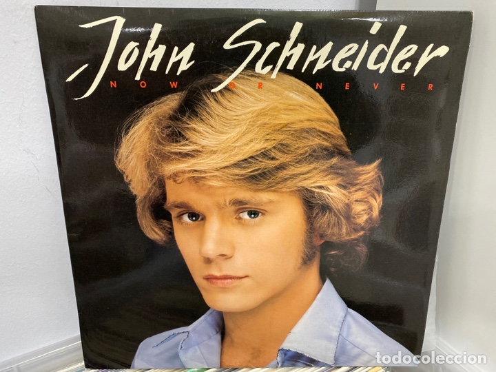 Discos de vinilo: John Schneider - Now Or Never (LP, Album) - Foto 1