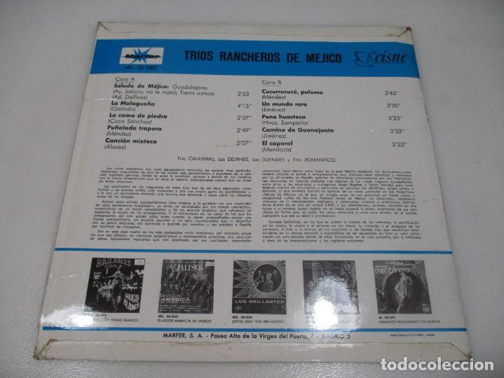 Discos de vinilo: TRIOS RANCHEROS DE M&Eacute;JICO DI442 - Foto 2