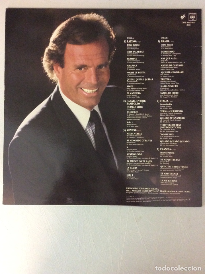 Discos de vinilo: Julio Iglesias. Raices. - Foto 2