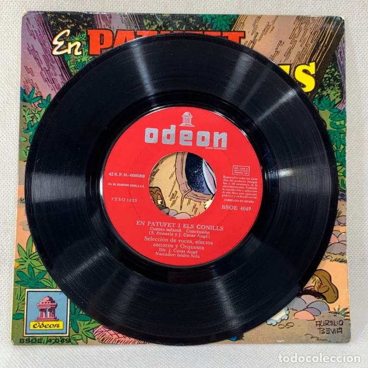 Discos de vinilo: SINGLE EN PATUFET I ELS CONILLS - ESPAÑA - AÑO 1958 - Foto 3 - 300950718