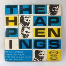 Discos de vinilo: EP THE HAPPENINGS - SEE YOU IN SEPTEMBER - PORTADA ABIERTA - ESPAÑA - AÑO 1967. Lote 300954528