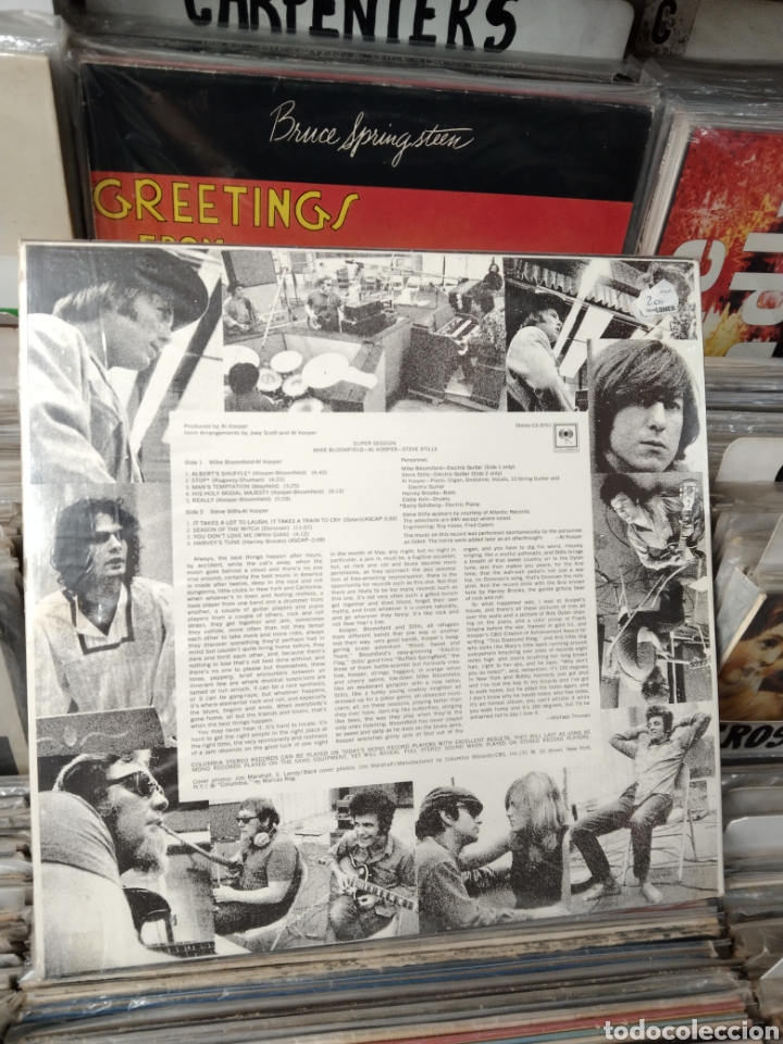 Discos de vinilo: Mike bloomfield al kooper Steve stills super session - Foto 2