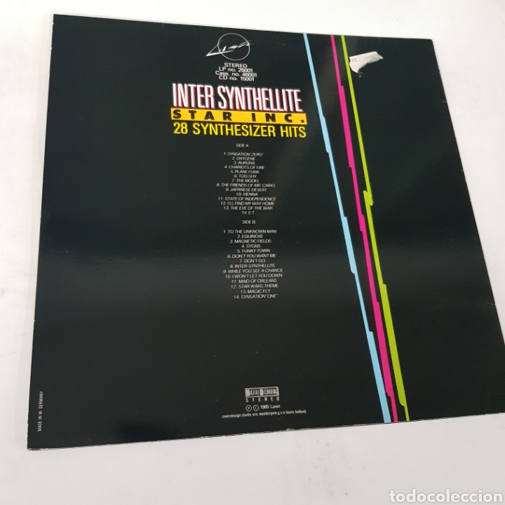 Discos de vinilo: VIN 2204 inter synthellite -VINILO SEGUNDA MANO - Foto 2