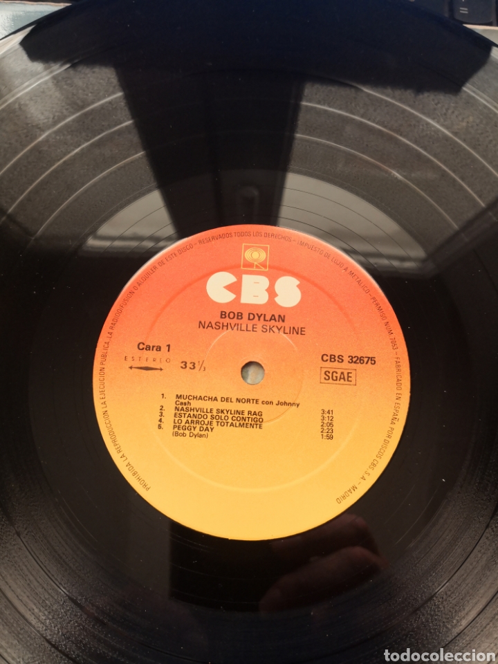 Discos de vinilo: Bob Dylan   Nashville Skyline - Foto 3