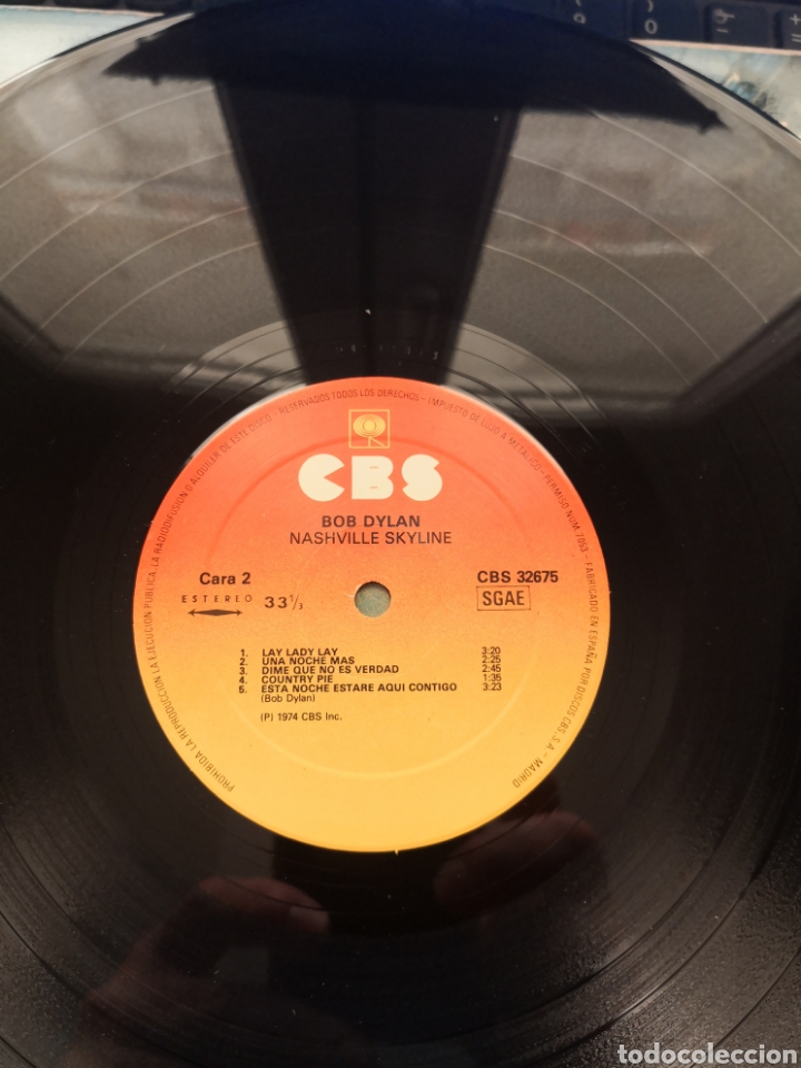 Discos de vinilo: Bob Dylan   Nashville Skyline - Foto 4