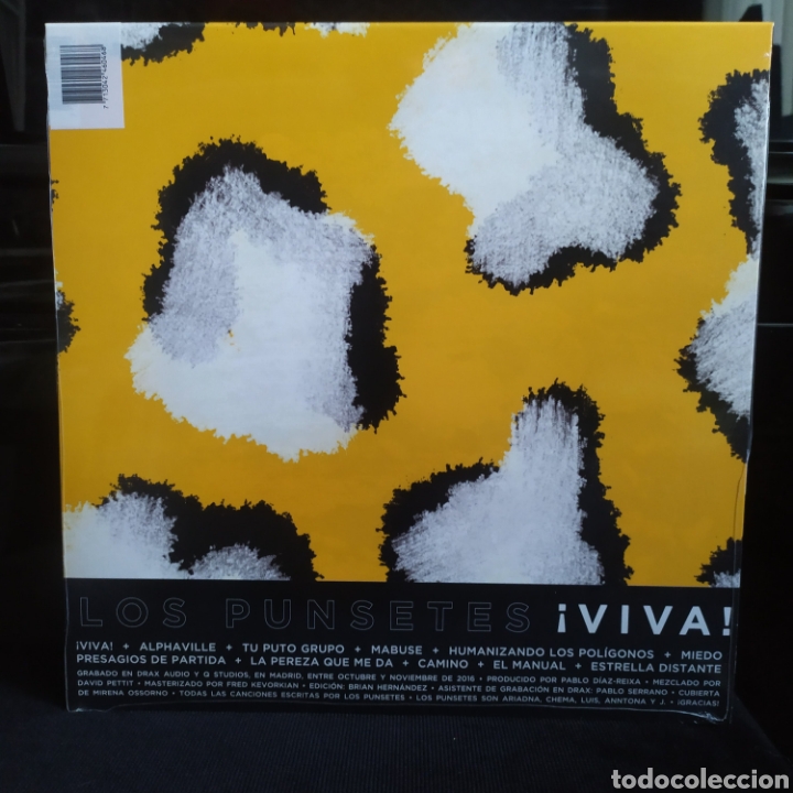 Discos de vinilo: Los Punsetes - &iexcl;Viva! 2020 Color Blanco - Foto 2