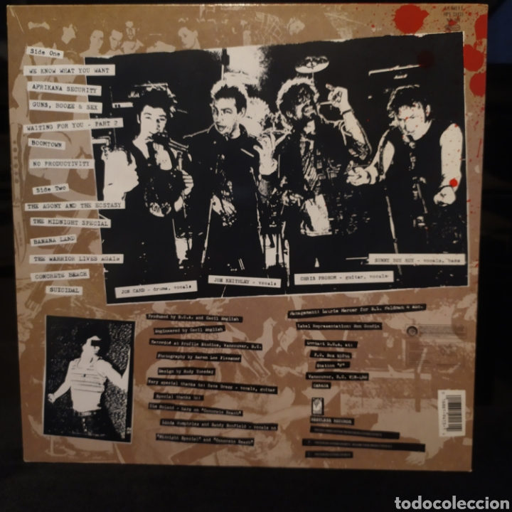 Discos de vinilo: D.O.A - Murder 1990 Holanda - Foto 2