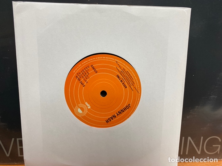 Discos de vinilo: Johnny Nash - Halfway To Paradise / Back In Time (7”, Single) (1976) Ed. Inglesa - Foto 2 - 301062208