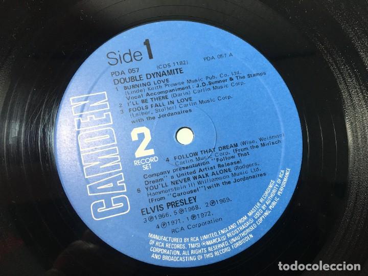 Discos de vinilo: ELVIS PRESLEY - DOUBLE DYNAMITE - DOBLE LP - Foto 4